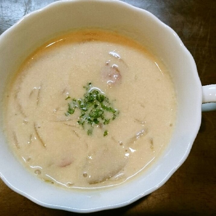 味噌豆乳スープ